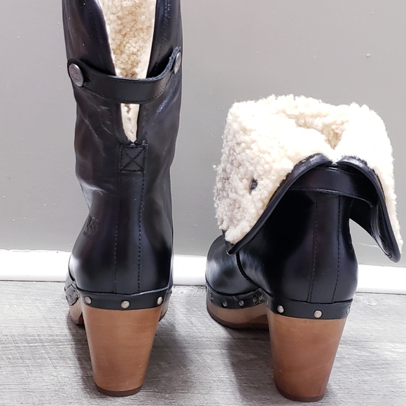 🆕️ NEW UGG Lynnea Leather Studded Boots👢Sz 5 - Picture 6 of 16